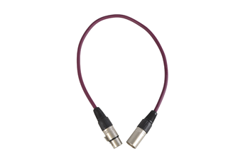 XLR Male to XLR Female Patch Lead 3 Pin Balanced Choice of Length & Colour